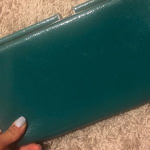 Icing Bags - Icing Teal with Gold hardware box clutch Icing Bags - Icing Teal with Gold hardware box clutch
